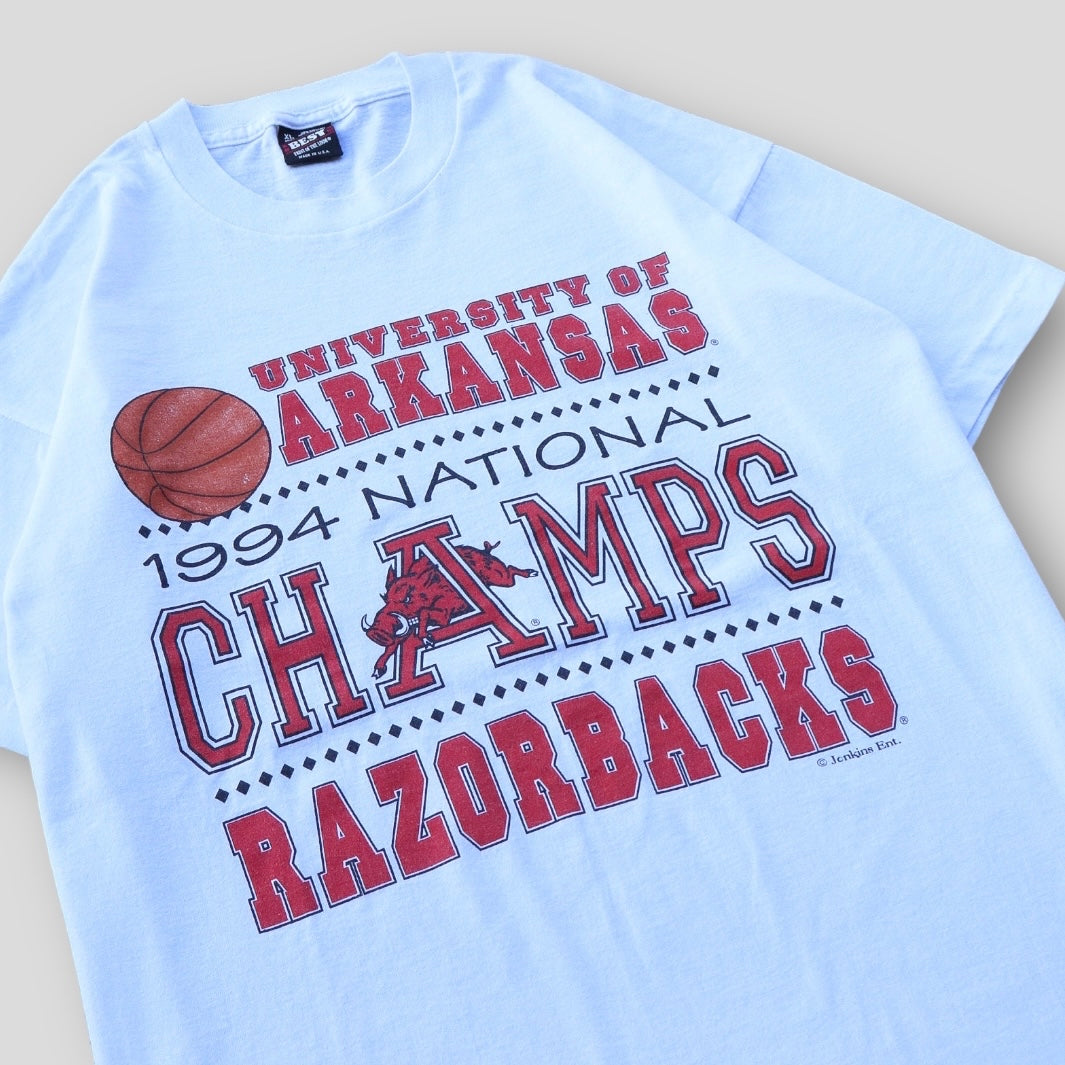 1994 University Of Arkansas National Camps Tee - backtovida
