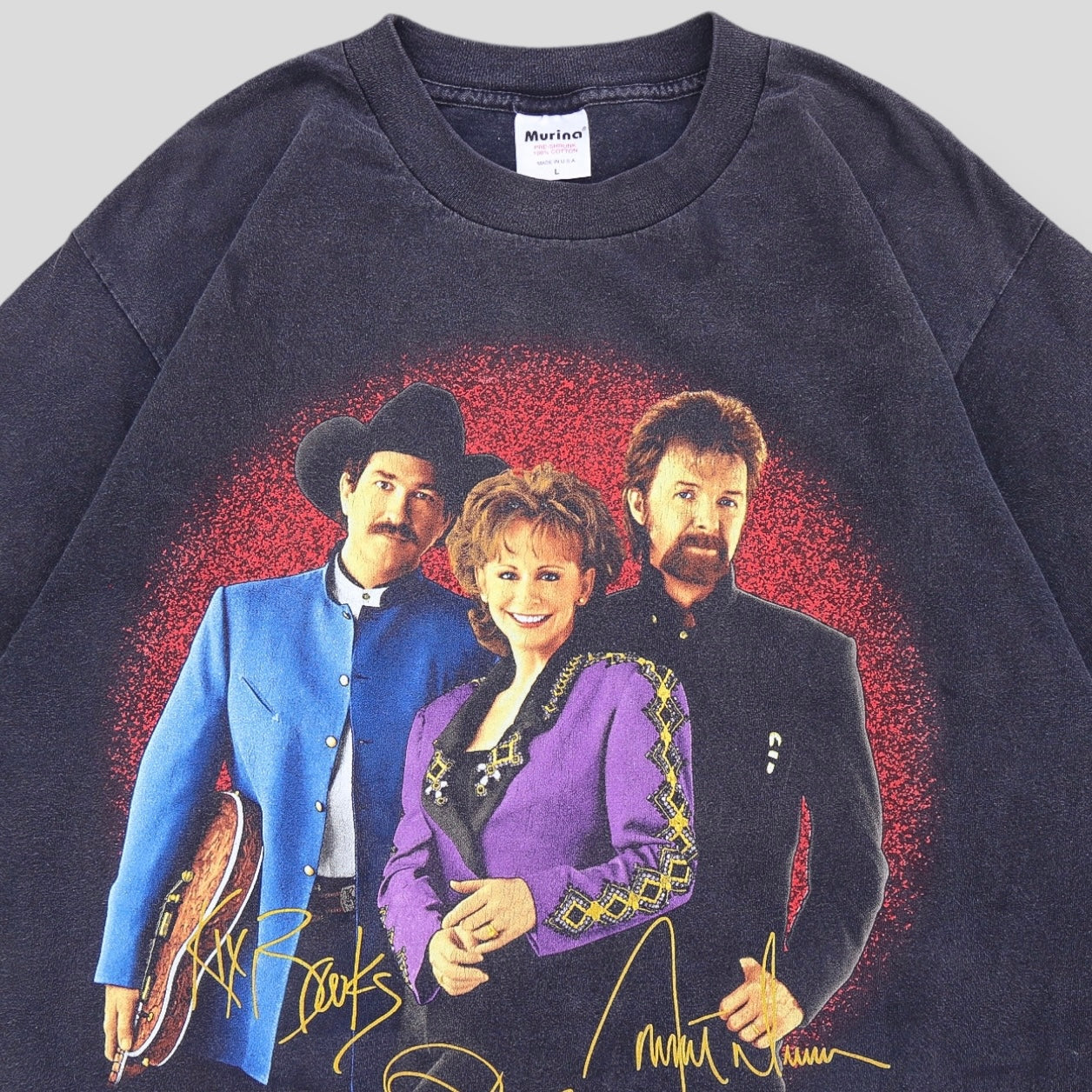 1990s Brooks & Dunn Reba tour tee - L