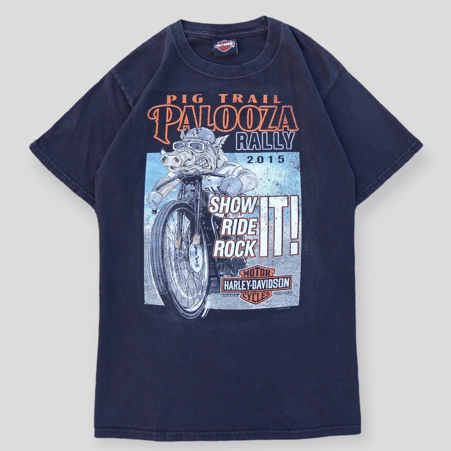 Harley Davidson pig trail tee - S