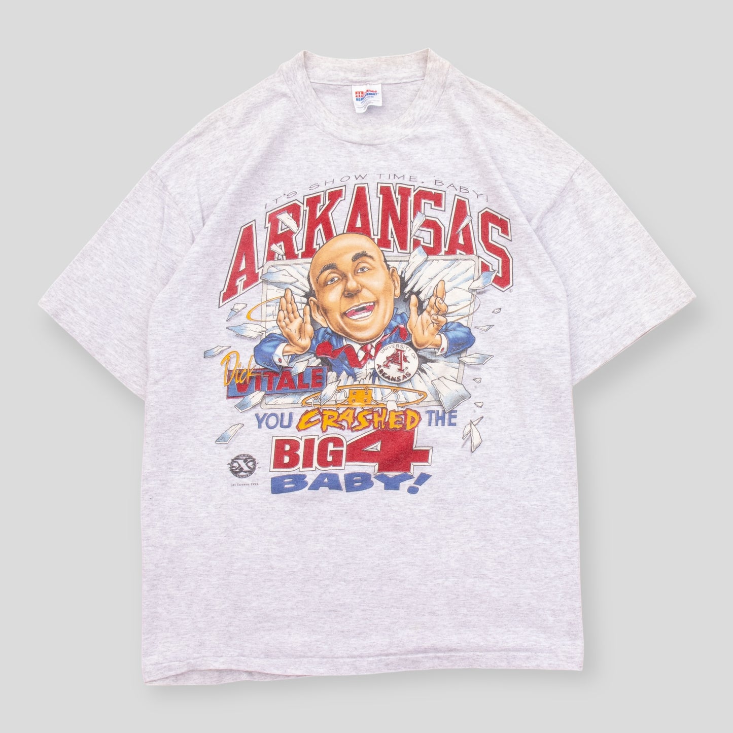 1995 Arkansas “You crashed the big 4” Rare Tee - L