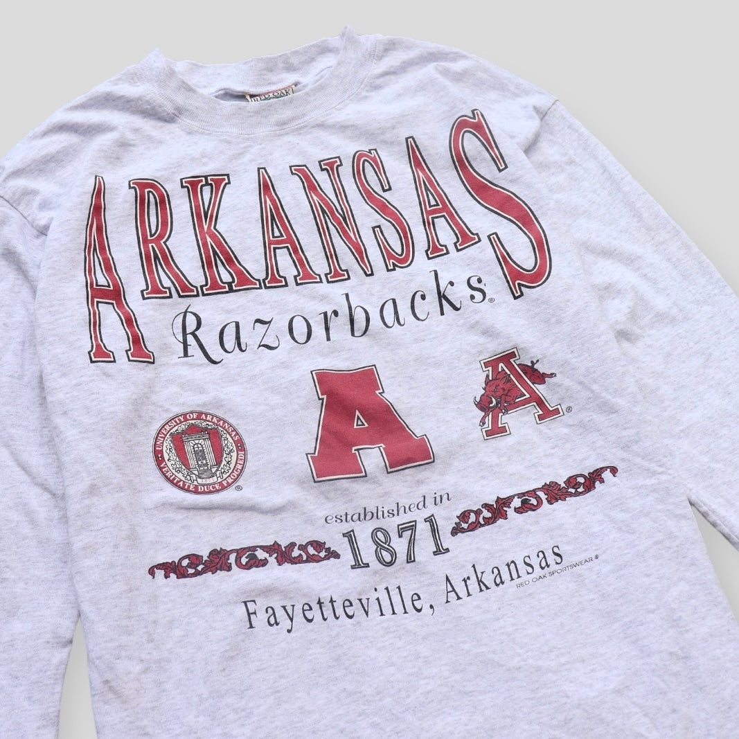 90s University Arkansas Long Sleeve Shirt - backtovida