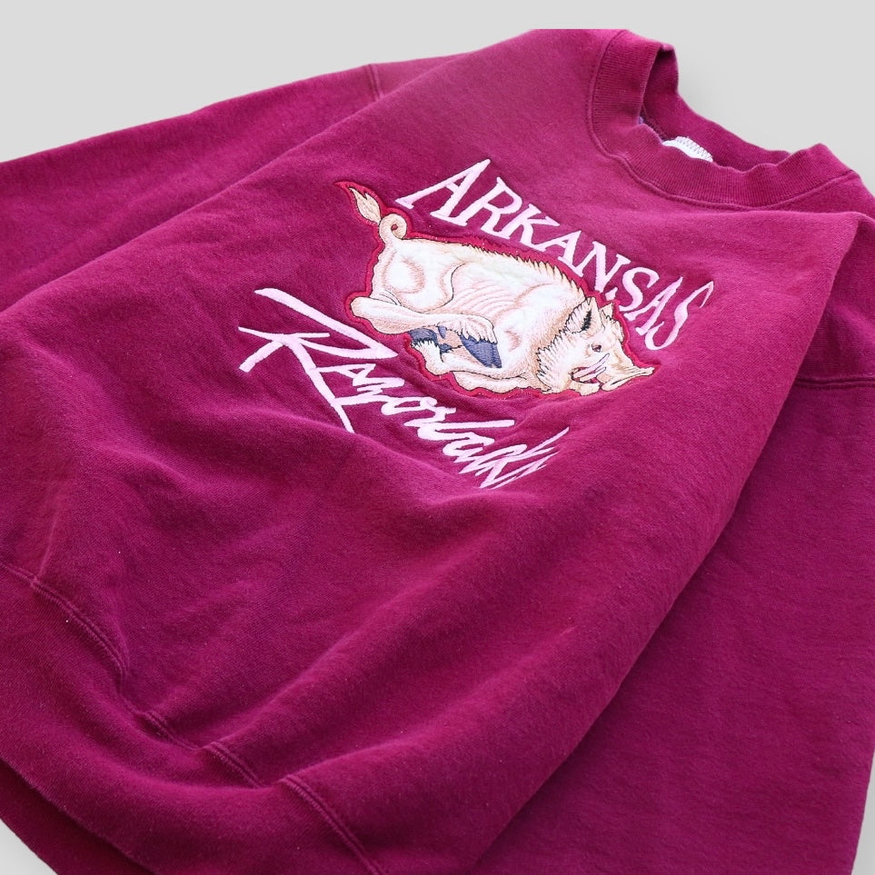 90s Arkansas Razorbacks Vintage Crewneck - backtovida