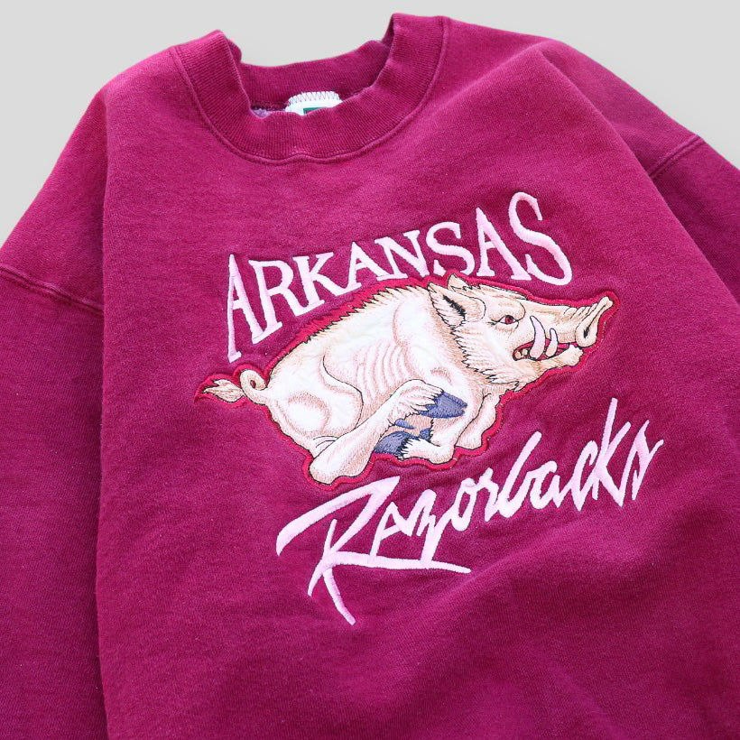 90s Arkansas Razorbacks Vintage Crewneck - backtovida