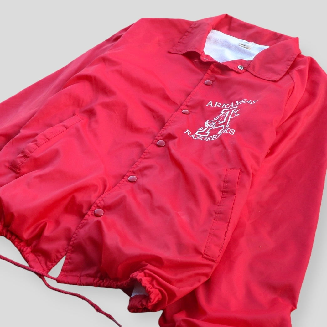 90s Arkansas Razorbacks Vintage Track Jacket - backtovida