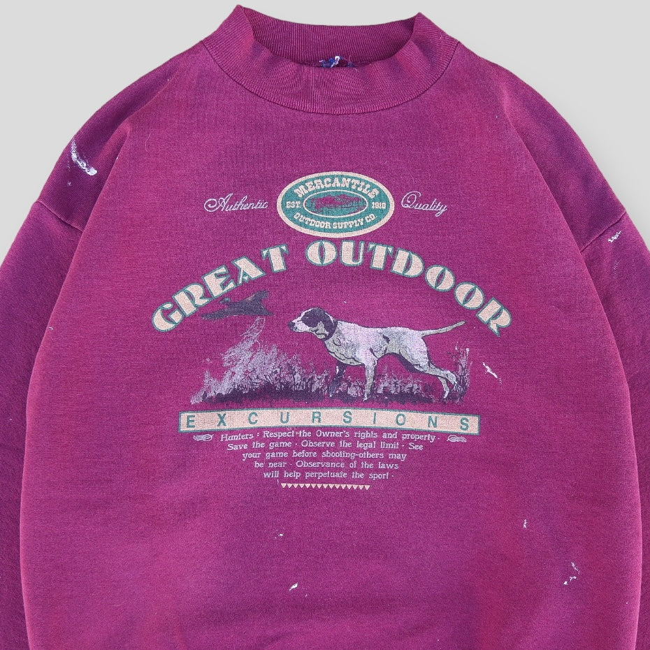 90s Vintage Ducks Unlimited Distressed Crewneck - backtovida