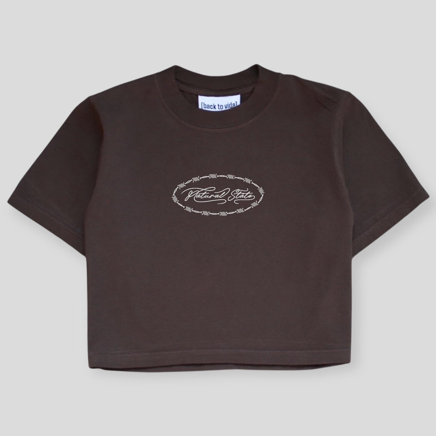 NATURAL STATE CROP TEE