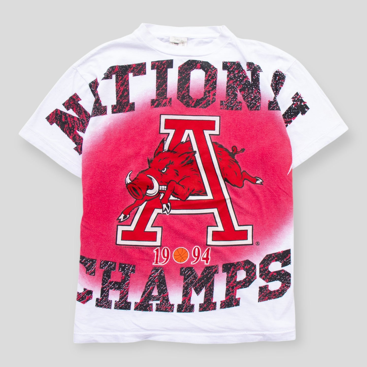 1990s Rare 1994 All Over Print National Champs Official T-Shirt