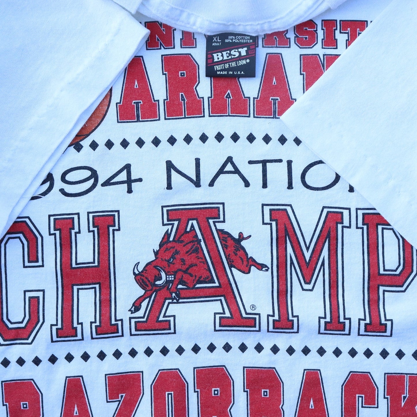 1994 University Of Arkansas National Camps Tee - backtovida