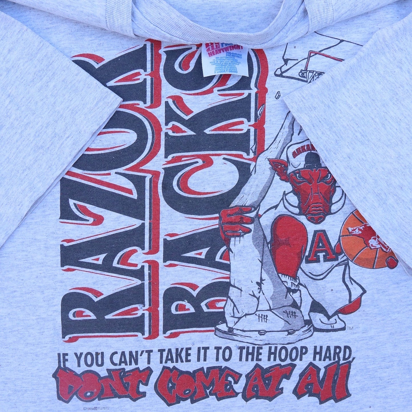 1994 Razorbacks Rare Street Hog “ if you can’t take it to the hoop hard, don’t come at all” - backtovida