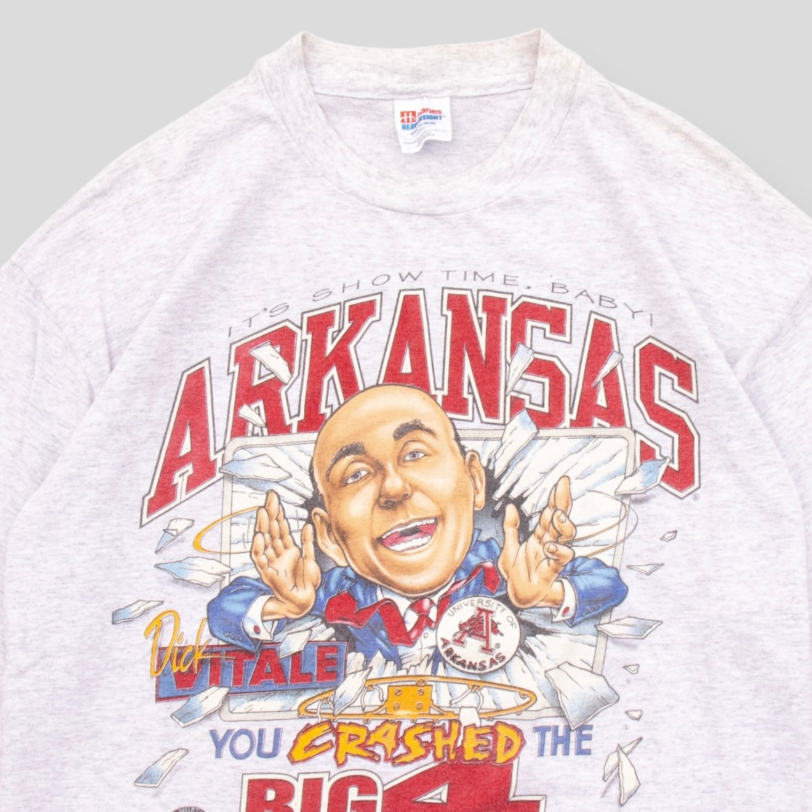1995 Arkansas “You crashed the big 4” Rare Tee - L