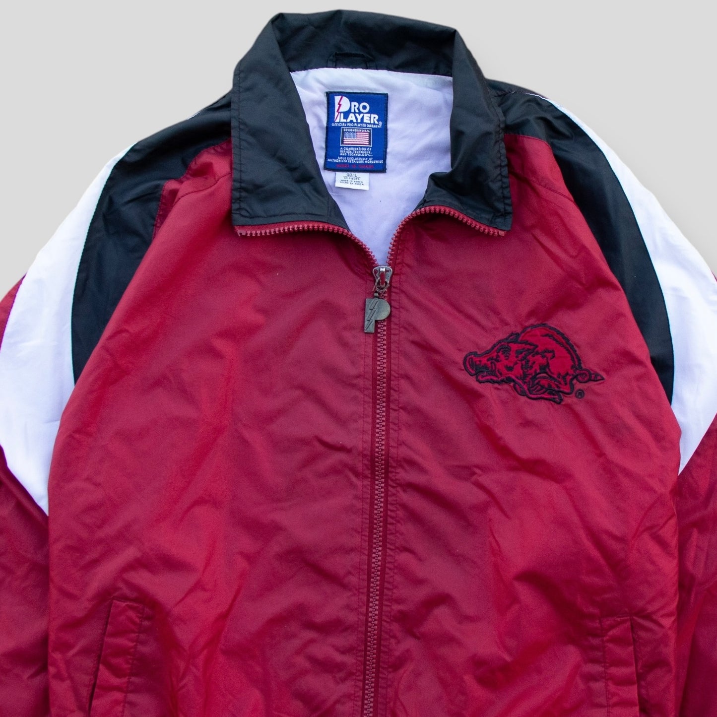 90s Arkansas Razorbacks Pro Player Vintage Track Jacket