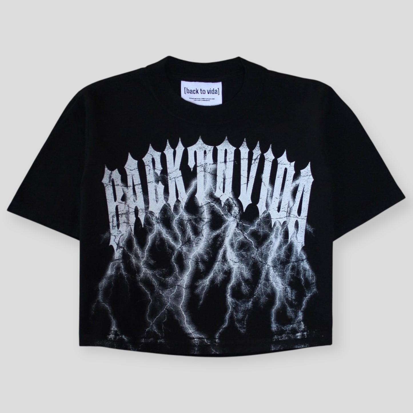 BACK TO VIDA CROP TEE