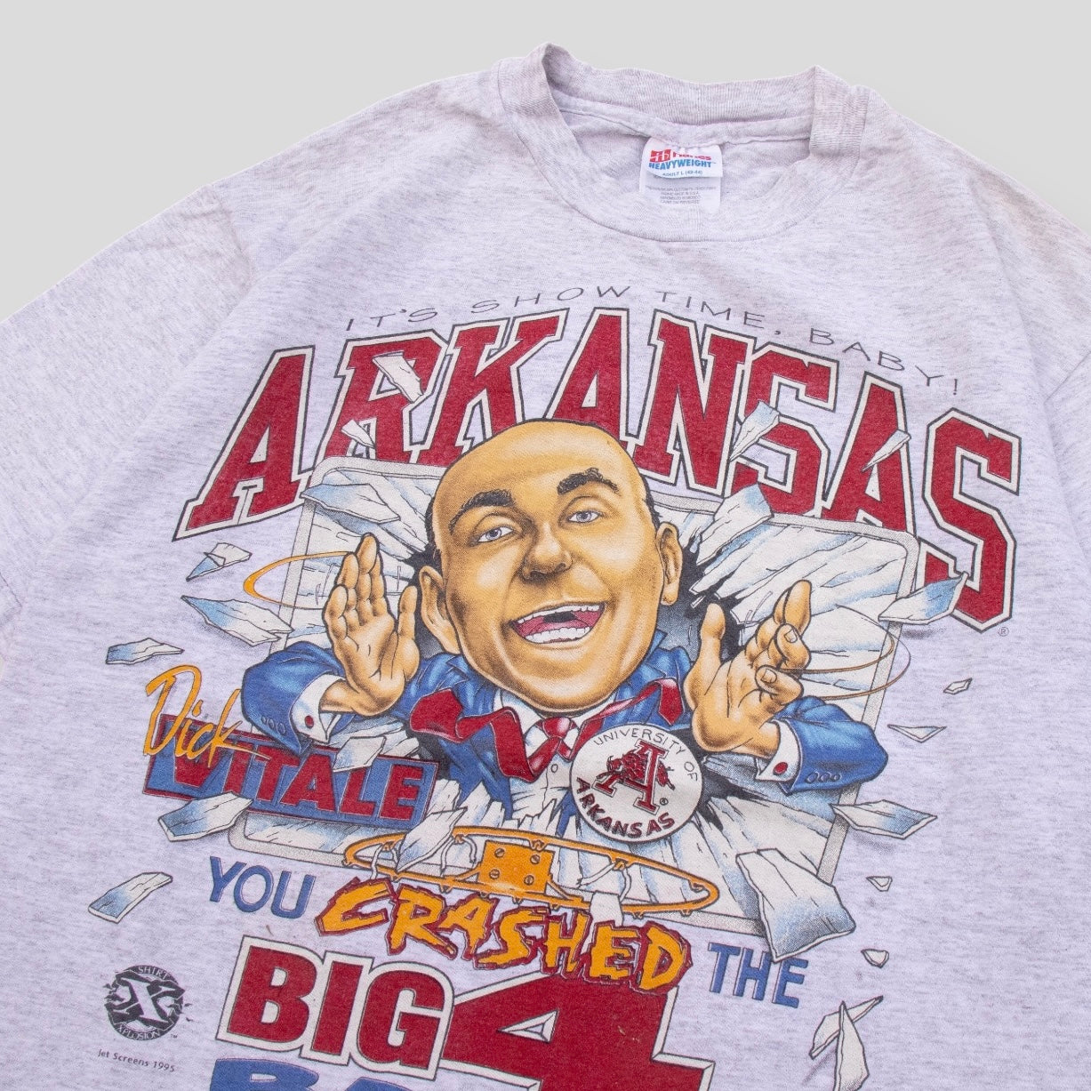1995 Arkansas “You crashed the big 4” Rare Tee - XL