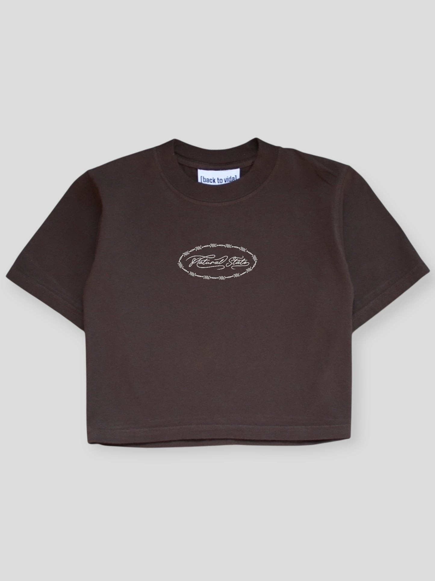 NATURAL STATE CROP TEE
