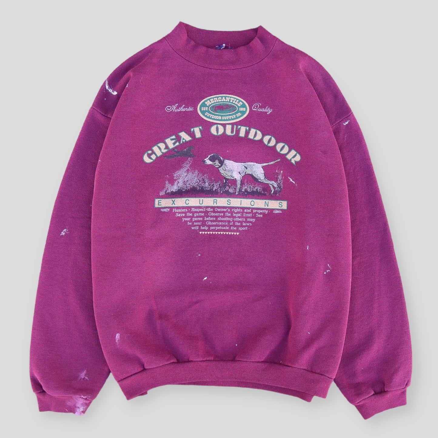90s Vintage Ducks Unlimited Distressed Crewneck - backtovida