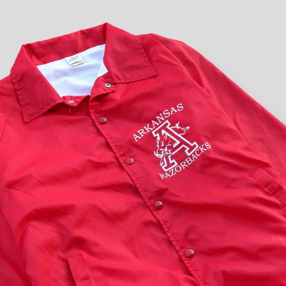 90s Arkansas Razorbacks Vintage Track Jacket - backtovida