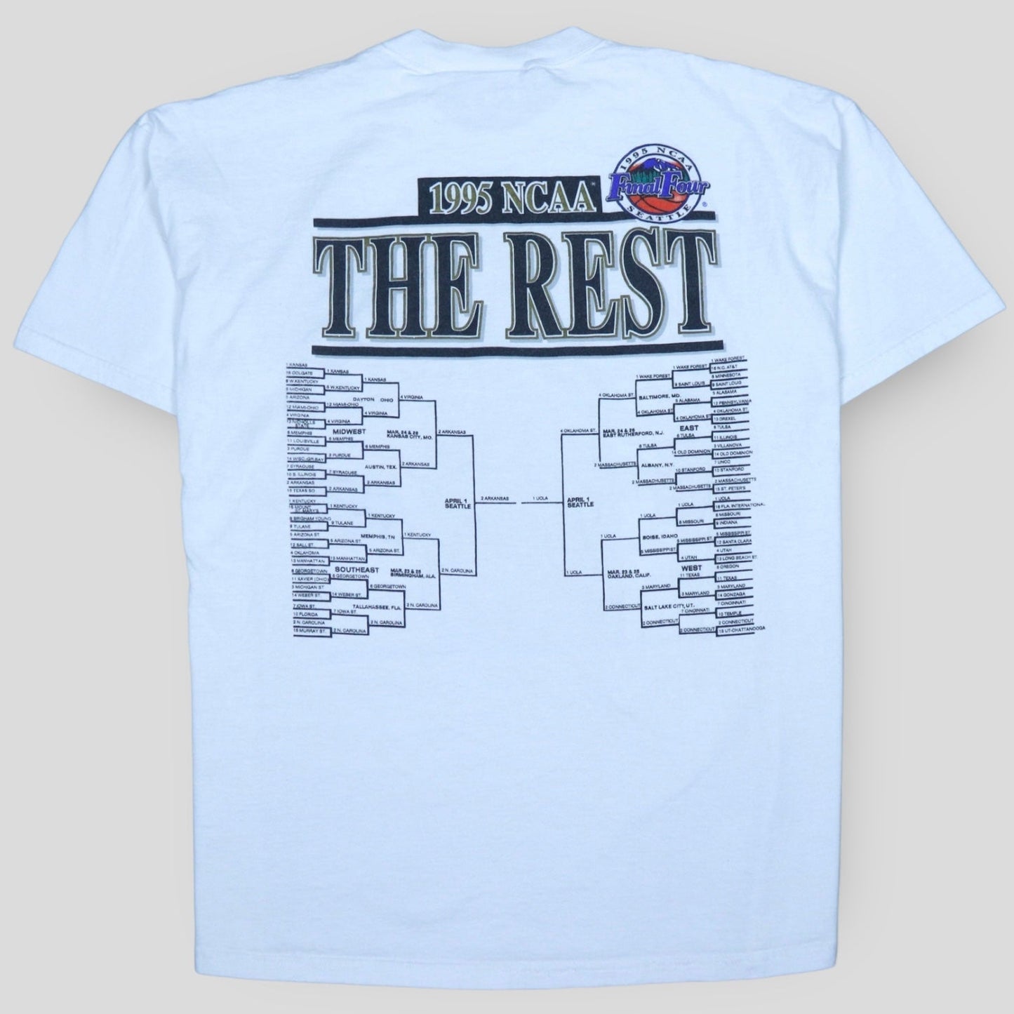 1995 NCAA Final Four Championship Game T-Shirt - backtovida
