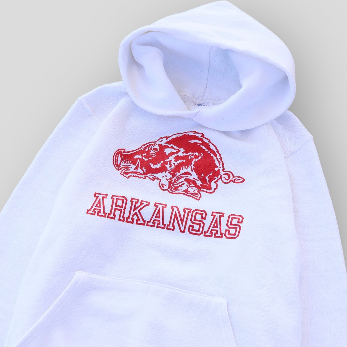 1980s Arkansas Russell Athletic Hoodie - backtovida