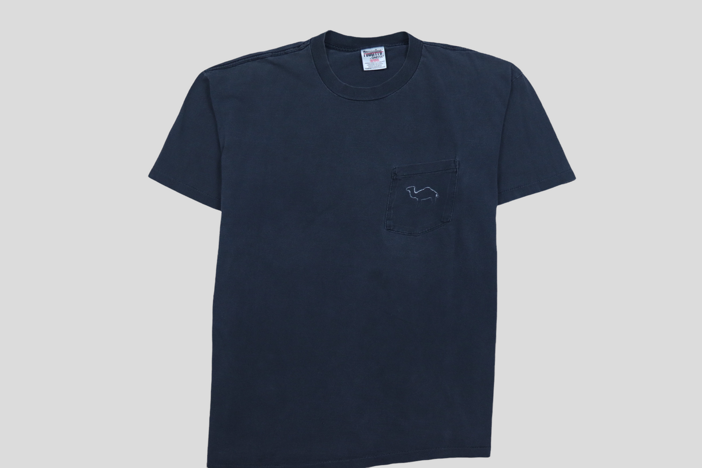90s Camel Faded Pocket Tee Vintage T-Shirt - backtovida