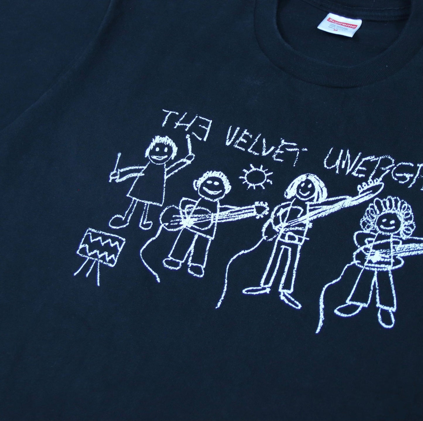 Supreme The Velvet Underground Drawing T Shirt - backtovida