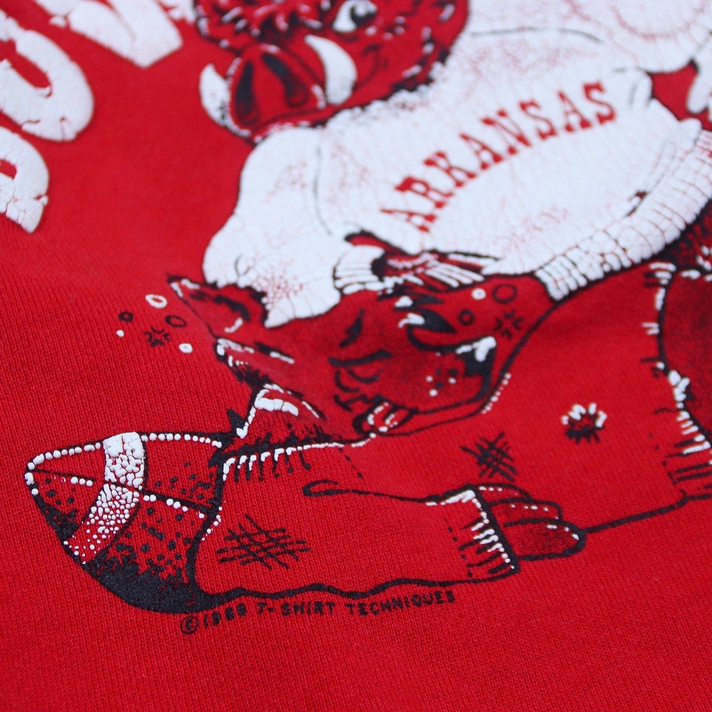 80s Arkansas Razorbacks Bowl Or Bust Crewneck - backtovida