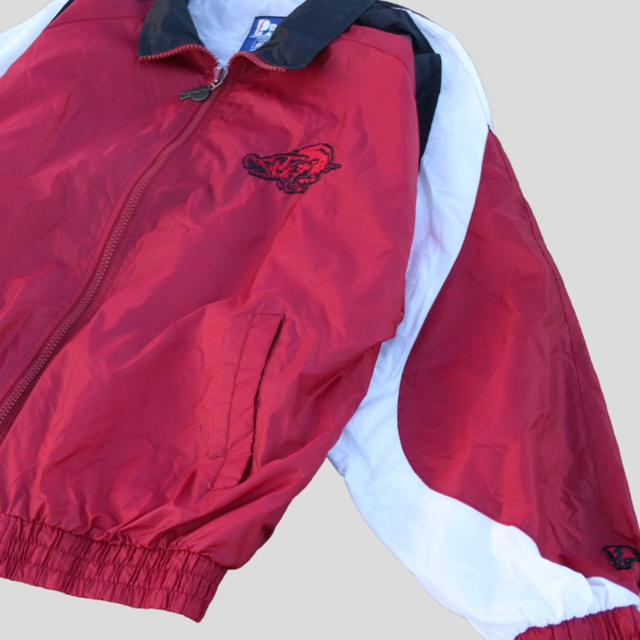 Vintage Razorbacks Pro Player Wind Breaker - backtovida