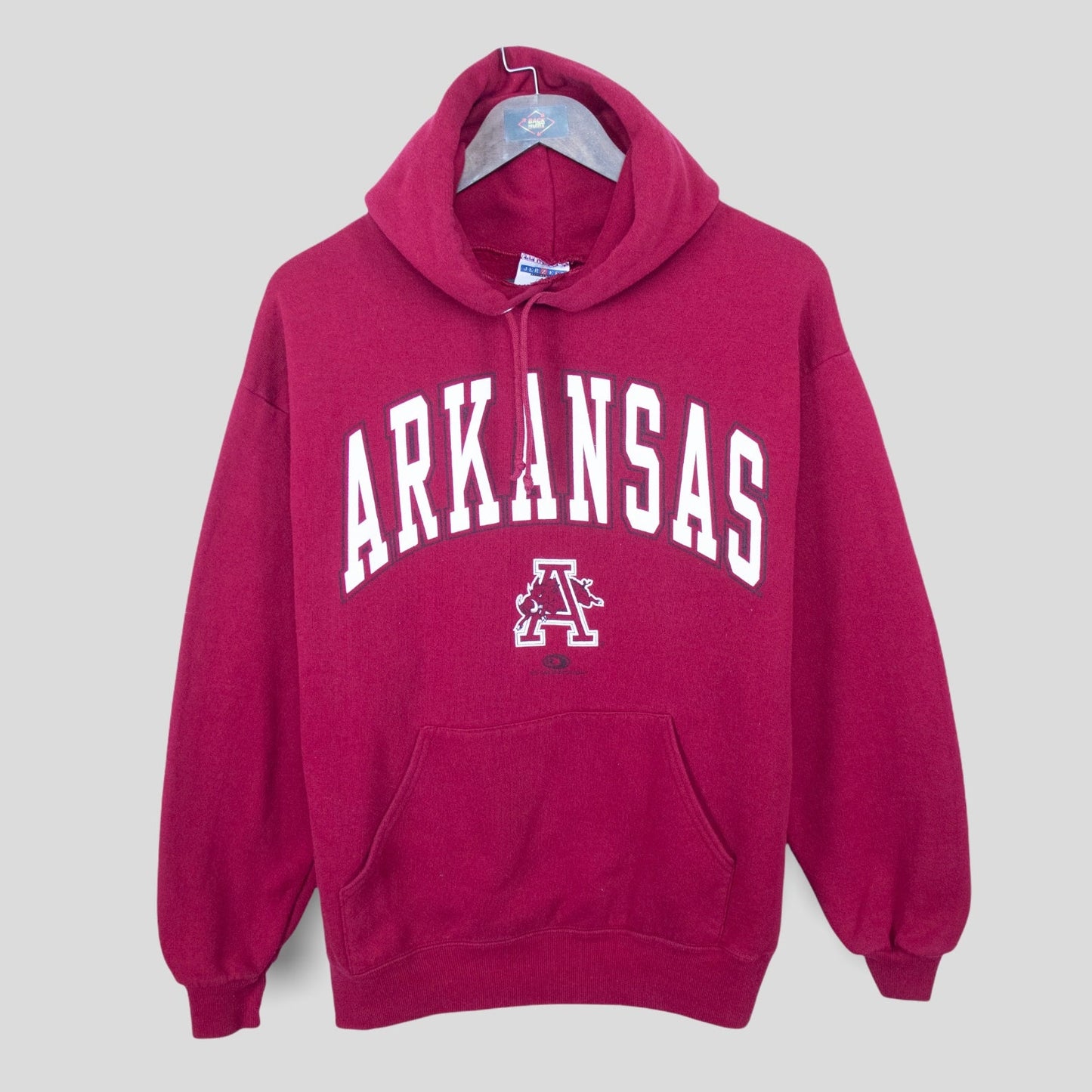 90's Arkansas Razorbacks Vintage Hoodie - backtovida