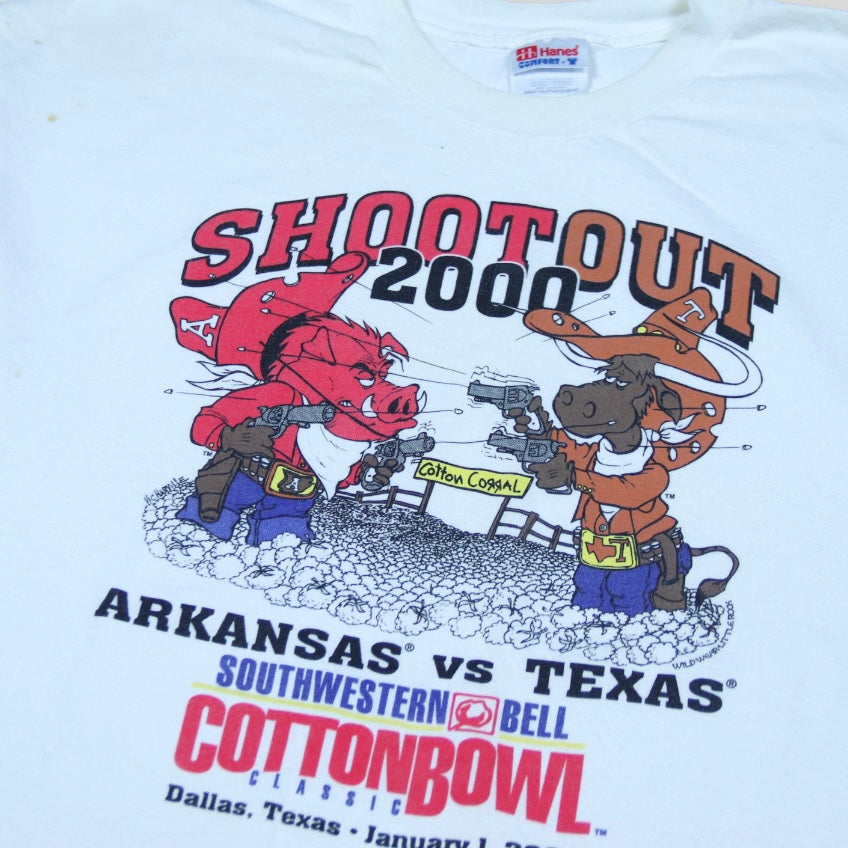 Shoot Out Arkansas vs Texas T-Shirt - backtovida