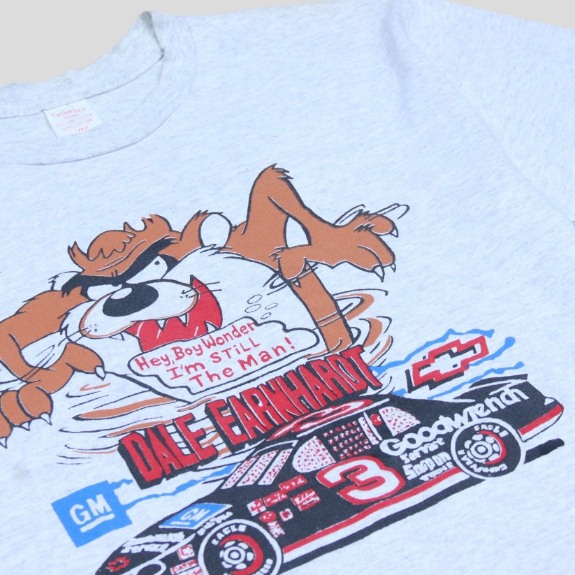 1997 Dale Earnhardt X Taz Vintage Racing T-Shirt - backtovida