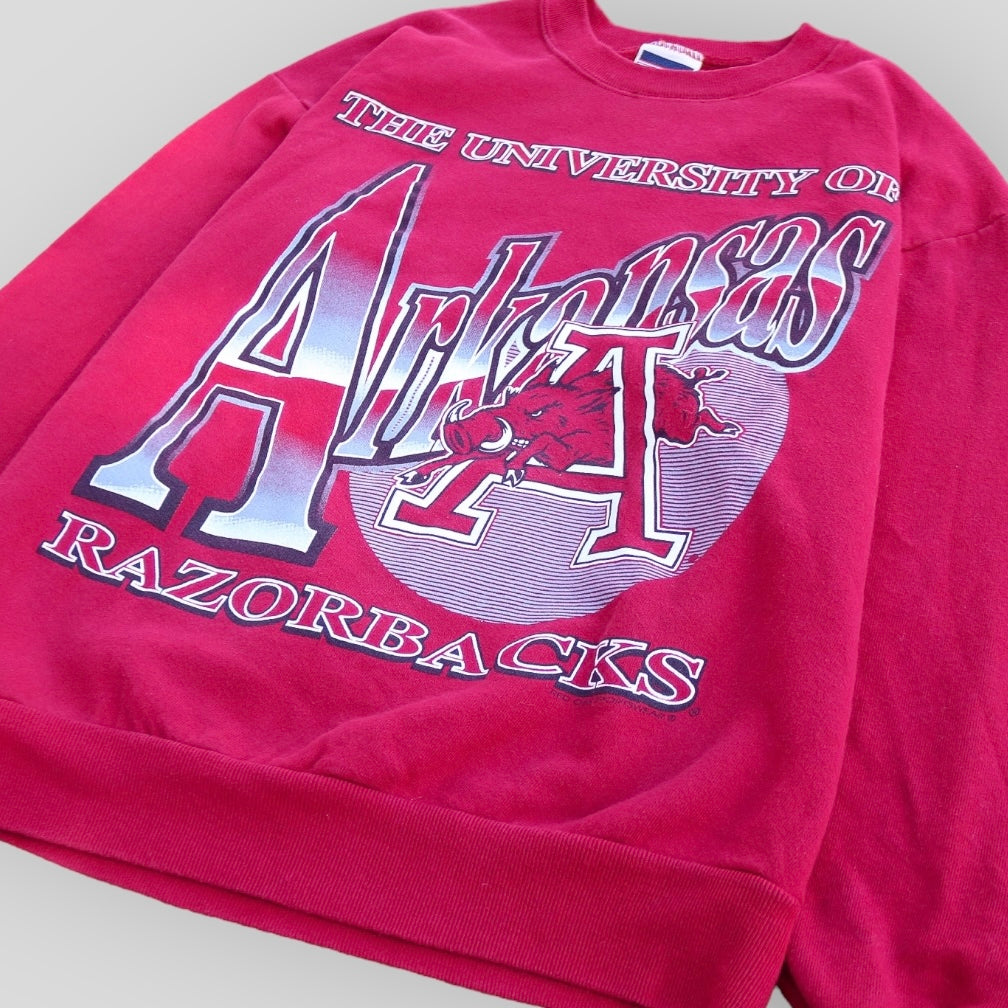 90s Arkansas Razorbacks Crewneck - backtovida