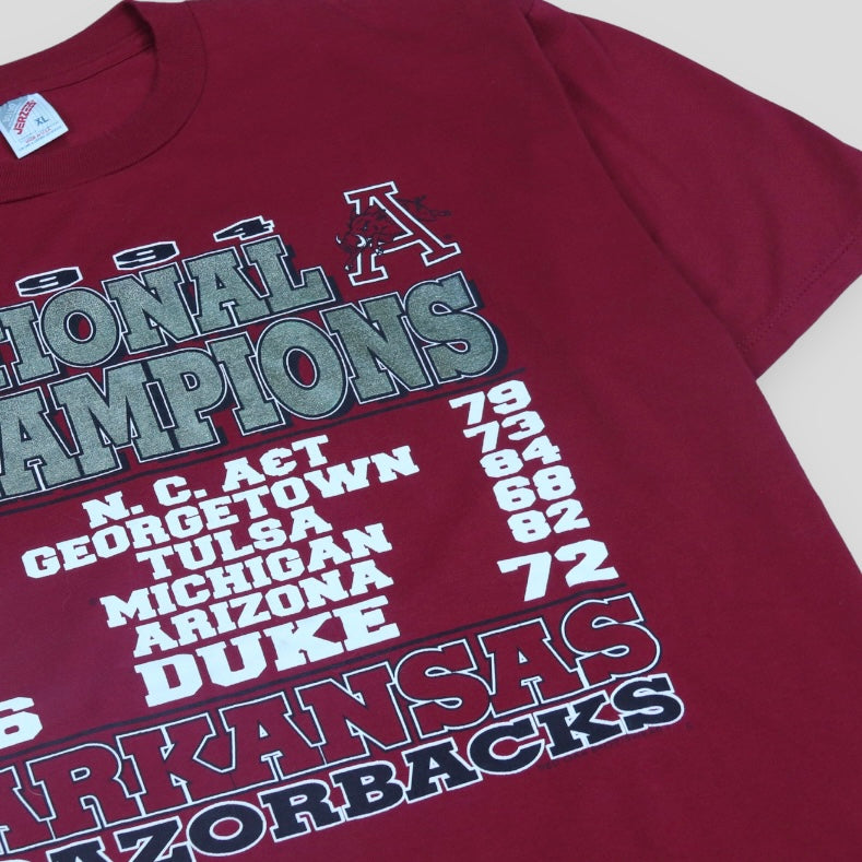 1995 Arkansas National Champions T-Shirt - backtovida