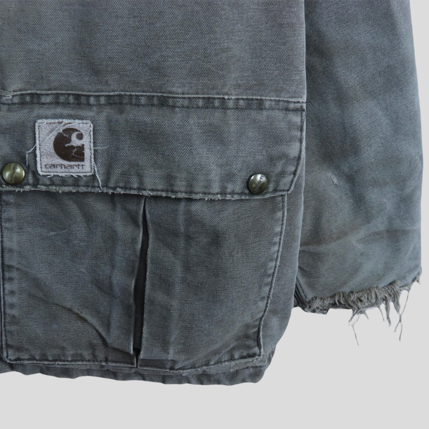 Vintage Carhartt Fleece Lined Detroit Jacket - backtovida