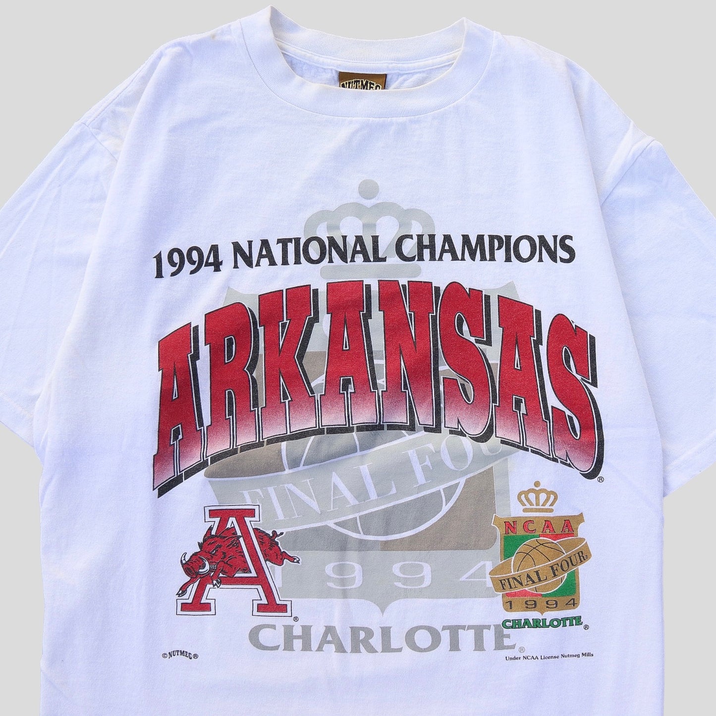 1994 National Champions Arkansas Official T-Shirt - backtovida