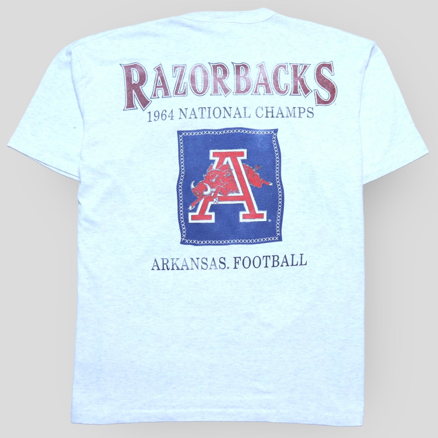 90s Razorbacks 1964 Football Champs T-Shirt - backtovida