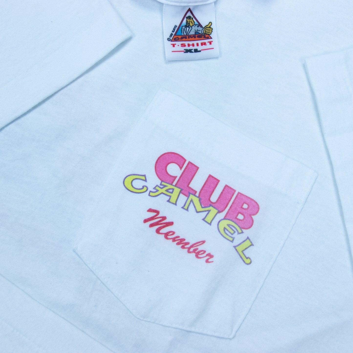 90s Club Camel Pocket Vintage T-Shirt - backtovida
