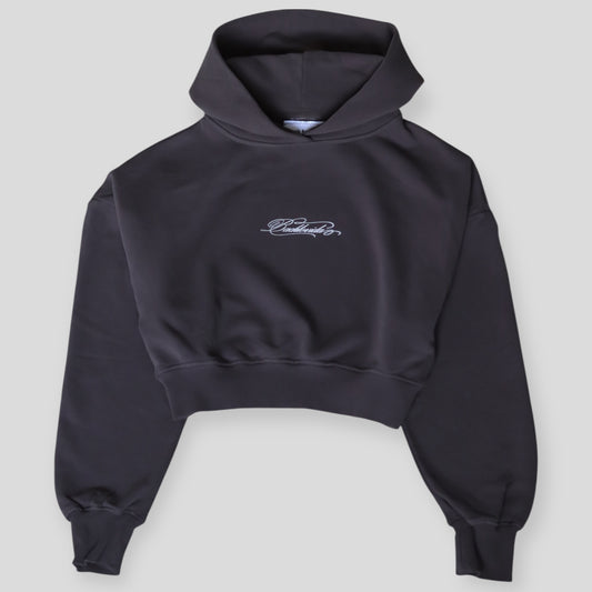Backtovida Signature Cropped Hoodie