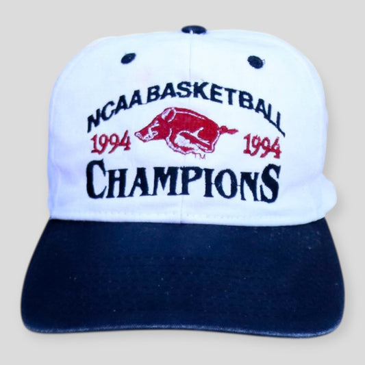 1994 NCAA Razorbacks Championship Basketball Cap