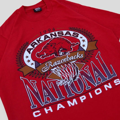 1994 Arkansas National Champions Vintage T-Shirt - backtovida