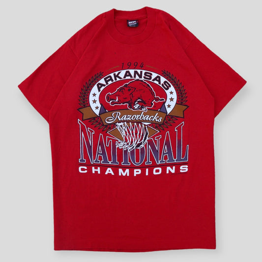 1994 Arkansas National Champions Vintage T-Shirt - backtovida