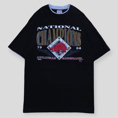 1994 National Champions Arkansas Razorbacks Tee - backtovida