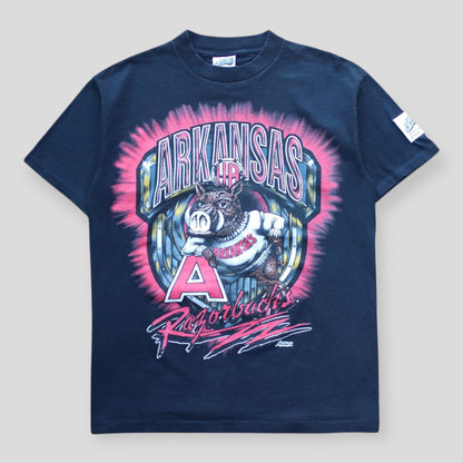 1990s Arkansas Game Face Art Style Tee - L