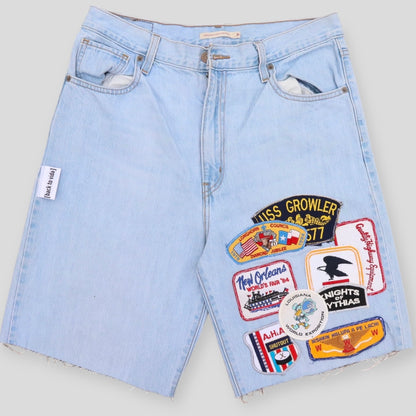 Vintage Levi’s [Patched Work] Denim Shorts - 31