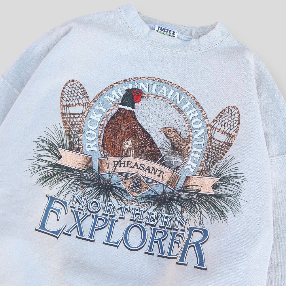 90s Vintage Northern Explorer Nature Crewneck - backtovida