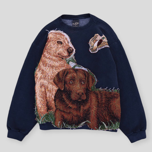 Reworked Vintage Hunting Dogs Crewneck - backtovida