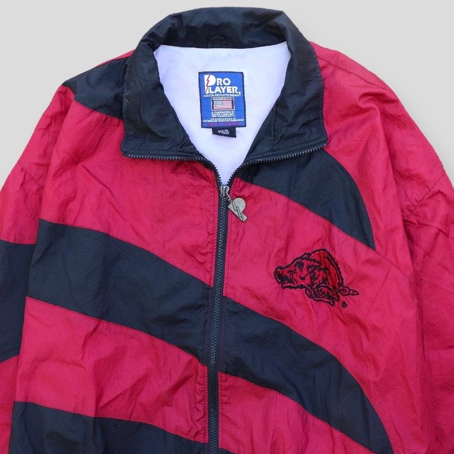 Vintage 90s store NCAA Arkansas Razorbacks Starter windows breaker jacket men's XL