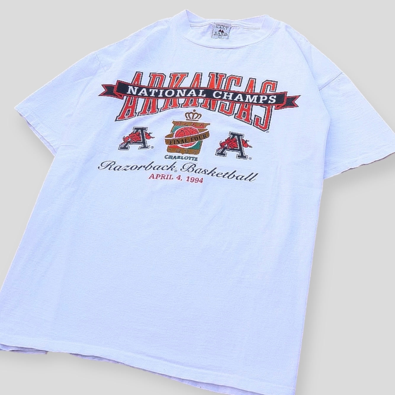 1994 Arkansas National Champs Final Four Tee - backtovida