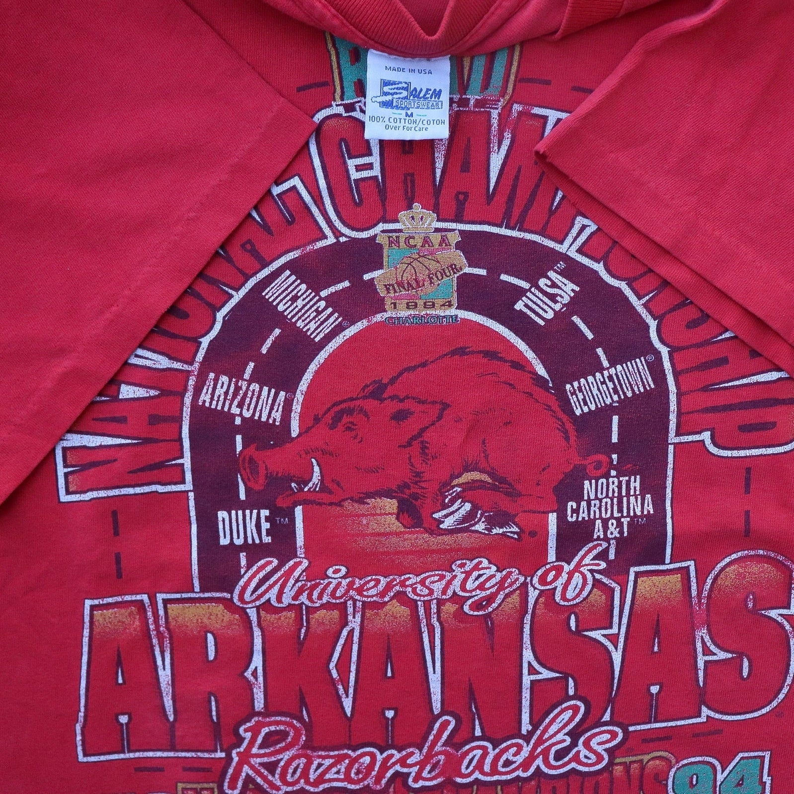 1994 NCAA University Of Arkansas Road To National Championship Tee - backtovida