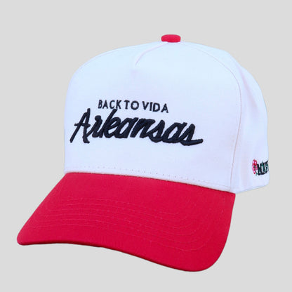 [back to vida] Arkansas Script R&W Snapback - backtovida