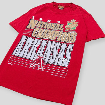 1994 National Champions Arkansas NCAA Vintage Tee - backtovida