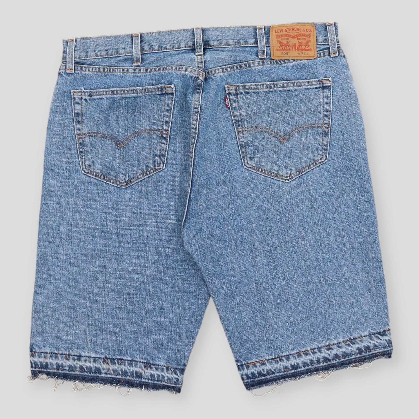 Vintage Levi’s [Patched Work] Denim Shorts - 38